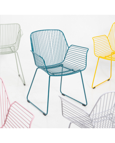 STREET 1 Stuhl mit OUTDOOR-Armlehnen in verschiedenen Farben