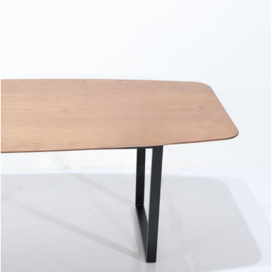 ARTE table with barrel top in oak veneer, various sizes and