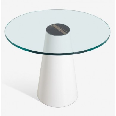 ANDROMEDA coffee table with glass and ceramic top, various