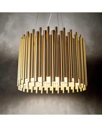 Gold PAN chandelier