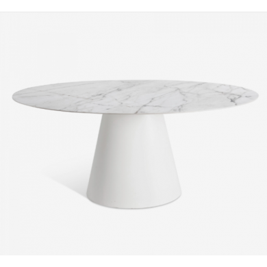 ANDROMEDA table in marble effect ceramic, various finishes and sizes