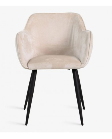ARMONIA ARMCHAIR WITH QUILTED BACKREST, AVAILABLE IN FABRIC
