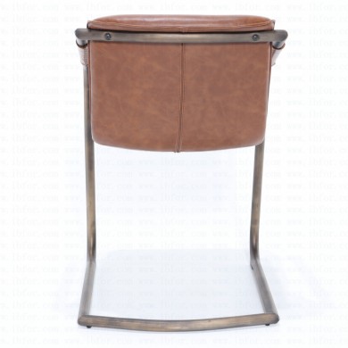WESTERN CHAIR/ARMCHAIR IN FABRIC OR LEATHER, VARIOUS COLORS