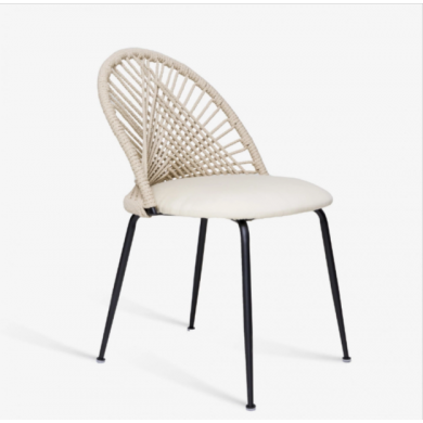 MYKONOS Outdoor-Sessel aus geflochtenem Seil in verschiedenen Farben
