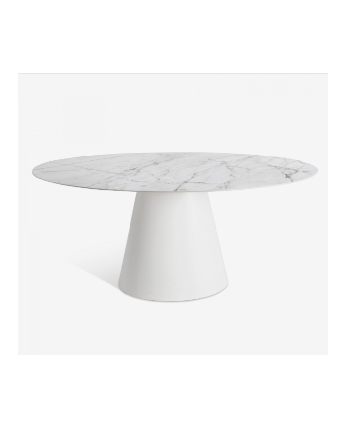 ANDROMEDA-Tisch aus Keramik mit Marmoreffekt, verschiedene