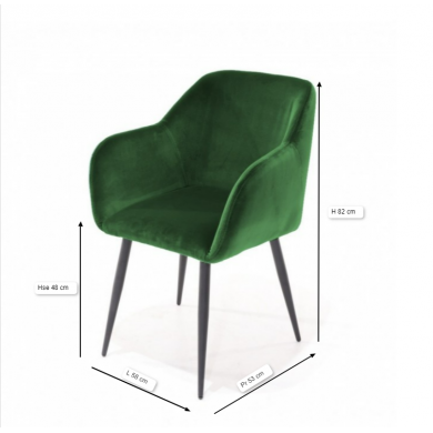 ARMONIA-Sessel aus Stoff, Samt oder Leder in verschiedenen Farben