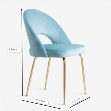 EXECUTIVE-Stuhl mit Metallbeinen aus Stoff, Leder oder Samt in verschiedenen Farben