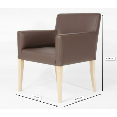 COLLY-Sessel aus Stoff, Leder oder Samt in verschiedenen Farben