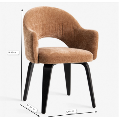 EXECUTIVE-Sessel mit Armlehnen aus Stoff, Leder oder Samt in verschiedenen Farben
