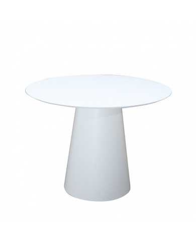 ANDROMEDA table, round/oval top in liquid laminate, various