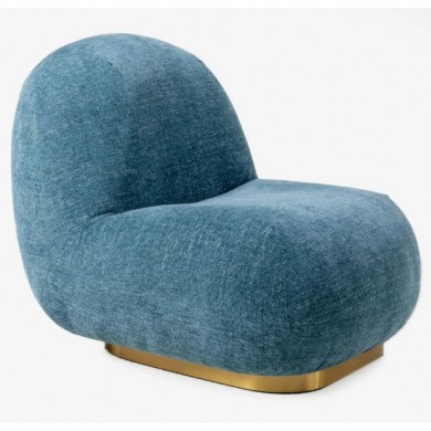CIRCE SWIVEL ARMCHAIR IN BOUCLE FABRIC IN VARIOUS COLOURS
