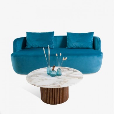 TOSCA SOFA IN VELVET OR LEATHER IN VARIOUS COLOURS
