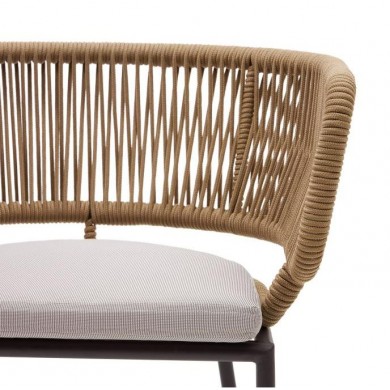 NIDO OUTDOOR WOVEN ROPE CHAIR VARIOUS FINISHES