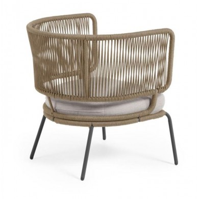 NIDO OUTDOOR WOVEN ROPE ARMCHAIR VARIOUS FINISHES