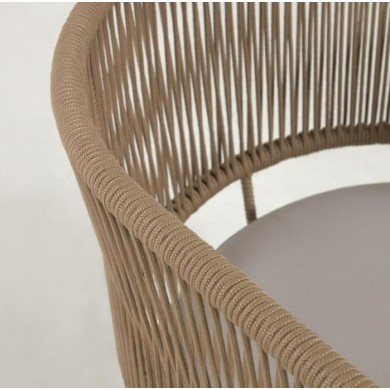NIDO OUTDOOR WOVEN ROPE ARMCHAIR VARIOUS FINISHES