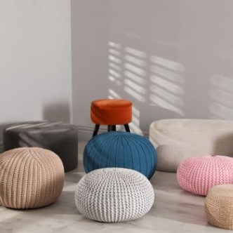 Pouffe benches